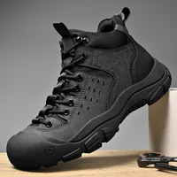 2026 <strong>Best</strong>-<strong>Selling</strong> Men's Genuine Leather <strong>Waterproof</strong> Soft-Sole <strong>Hiking</strong> <strong>Boots</strong> Non-Slip Wear-Resistant All Seasons Casual Outdoor