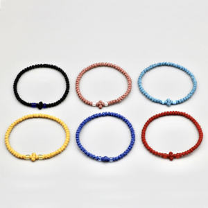 חבל התפילה האורתודוקסי Komboskini chotki 33-65 קשר חוט חוט חוט חוט חוט גררוק צלב יד 14 - Product Image 6