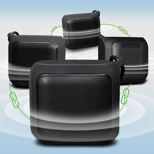 Bocinas Xách Tay Loa Karaoke 10W Mini Rung Silicone Nhiều Cặp Ngoài Trời Không Thấm Nước IP67 Loa <span class=keywords><strong>Bluetooth</strong></span> Không Dây - Product Image 6