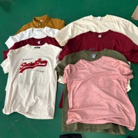 T-shirts d'occasion pour hommes en gros – Lots de t-shirts vintage en coton, styles variés, en balles, directement de l'usine