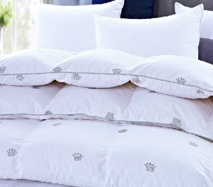 Manta de plumón de ganso de alta potencia, relleno de plumas, comodidad Natural - Product Image 1