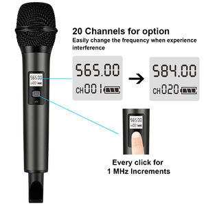 <span class=keywords><strong>Fifine</strong></span>-<span class=keywords><strong>micrófono</strong></span> Vocal dinámico <span class=keywords><strong>inalámbrico</strong></span>, K035B, UHF, para iglesia, cantar, grabar, enseñanza, Karaoke - Product Image 4