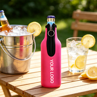 Funda de Neopreno Personalizada para Botellas de Cerveza, Aislante, Reutilizable, con Logotipo Sublimado para Promociones