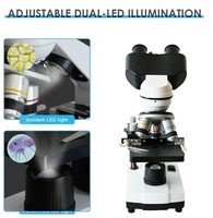 DTLSTAR Customized Laboratory Stereo Optical Microscope Binocular Light Source Adjustable Microscope Instrument OEM ODM Support