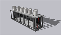 Maison de conteneur souterraine avec poubelle de capacité de 1100L sans couvercle poubelle de numéro de modèle pour station d'ordures