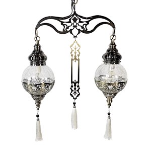 Tokin illuminazione 2025 nuova lampada di cristallo lampadario creativo individuale corridoio Bar Hotel esterno di cristallo doppio testa lampadario - Product Image 1