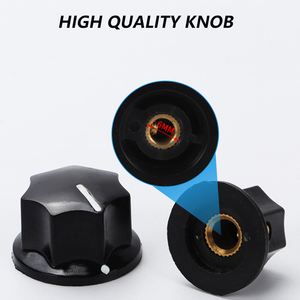 Hot Sales Black Bakelite Knop Cap MF-B01B02 B03 Met Witte Indicator Line Knop Cap - Product Image 4