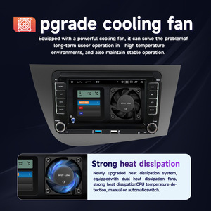 Radio con GPS para Auto Android para Seat <span class=keywords><strong>Leon</strong></span> vw volkswagen 2005-2012, Reproductor Carplay, Auto BT, FM, Estéreo para Auto, Reproductor de Video con Pantalla Táctil - Product Image 4