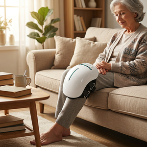 Masajeador <span class=keywords><strong>de</strong></span> <span class=keywords><strong>Rodilla</strong></span> 3D con Calor, Masajeador Eléctrico Inteligente para Alivio del Dolor, <span class=keywords><strong>Fisioterapia</strong></span>, Compresa Caliente - Product Image 4