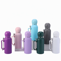 Bouteille isotherme grande capacité 1300 ml en acier inoxydable 304 avec poignée et paille, portable pour l'extérieur, vente en gros
