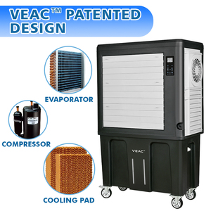 4 en 1 al aire libre eléctrico industrial comercial climatiseur grande portátil camping aire acondicionado móvil - Product Image 1