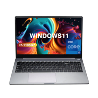 Ordinateur portable 15,6 pouces en gros pour la maison, Intel Core i7 11e génération, 16 Go de RAM, 512 Go SSD, Windows 11, corps métallique, lecteur d'empreintes digitales, clavier rétroéclairé