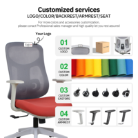 Chaise de bureau ergonomique série 6023 avec assise épaissie Silla De Oficina Chaise De Bureau Sillas De Escritorio Mobilier de bureau