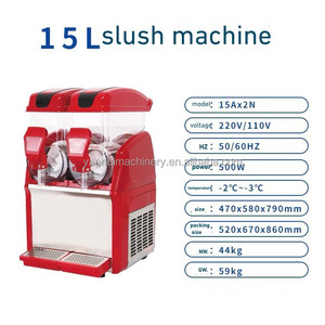 Ventas calientes comerciales Puppie 3 cuencos máquina de hielo aguanieve equipo italiano al por mayor máquina de hielo aguanieve - Product Image 5