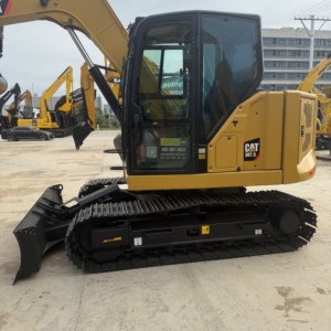 Excavatrice sur chenilles Caterpillar 307.5 d'occasion, 7,5 tonnes d'origine, en bon état, petit équipement d'excavation hydraulique usagé - Product Image 5
