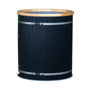 Bain froid commercial rond pour 2 à 4 personnes, en acier inoxydable robuste, avec refroidisseur silencieux de qualité professionnelle pour la récupération sportive en salle de sport - Product Image 5