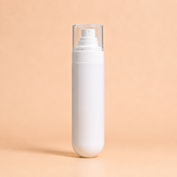 Flacon pulvérisateur à brume fine en PET à paroi épaisse inversée de 80/100/120 ml, flacon capsule blanc, utilisé pour le maquillage et l'hydratation