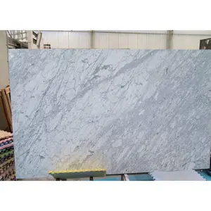 OEM Customized Natural Marble For Flooring Italian Carrara White Marble