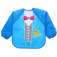 Aoyatex EVA bavoir imperméable à manches longues pour bébé avec imprimé dessin animé