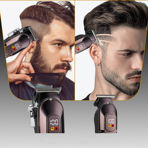 Kit de coupe de cheveux <span class=keywords><strong>sans</strong></span> <span class=keywords><strong>fil</strong></span> pour hommes, appareil de rasage rechargeable, <span class=keywords><strong>tondeuse</strong></span> à cheveux <span class=keywords><strong>sans</strong></span> <span class=keywords><strong>fil</strong></span> multi-vitesses pour barbier - Product Image 3