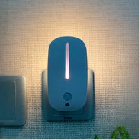 Grande souris forme interrupteur manuel AC Plug in LED veilleuse pour chambre d'enfants couloir hôtel avec capteur de lumière CDS
