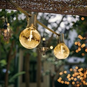 <span class=keywords><strong>G40</strong></span> toàn cầu Ferry chuỗi <span class=keywords><strong>Lights</strong></span> 25ft 50ft 100ft màu đen ấm trắng 10m Glass đối với ngoài trời giáng sinh Wedding party Patio trang trí sân vườn - Product Image 3