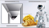 Nouvelle Arrivée Machine de Remplissage et de Pesage Intelligente pour Sachets de Chips, Croustilles, Pringles et Snacks Frits