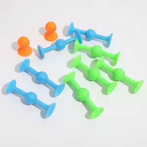 Satu Set Bentuk Sepak Bola Permainan Multiwarna Pop Silicone Sucker Darts Mini Pop Throwing Sticky Suction Cup Toy Darts Toy