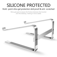 Nouveau support vertical pour ordinateur portable de haute qualité à double base avec dissipation thermique par semi-conducteurs