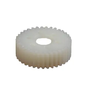 High precision plastic injection molding gear nylon small double spur gear