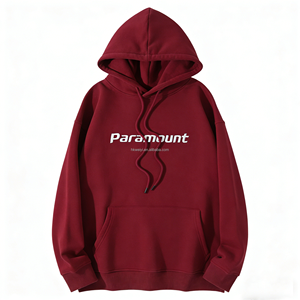 ผู้ผลิตเสื้อฮู้ดผ้าฟลีซโพลีเอสเตอร์/คอตตอน 220GSM เป็นมิตรกับสิ่งแวดล้อม รับผลิตแบบ OEM |   เสื้อฮู้ดดี้ปักลายแบบรีดร้อน - Product Image 1