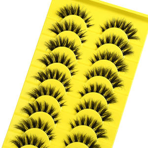 Nouvelle conception de cils en faux vison avec effet œil de chat ailé <span class=keywords><strong>Foxy</strong></span>, cils naturels en soie, cils œil de chat complets avec étiquette privée - Product Image 4