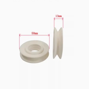 ล้อนำทางเซรามิกทั้งหมด ล้อนำทางเซรามิกแบบเต็ม ล้อนำทางเซรามิกสำหรับสายพานลากลวด ขนาดเส้นผ่านศูนย์กลางภายนอก 50 มม. OEM - Product Image 1