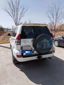 Cubierta protectora de neumático de repuesto para puerta trasera de coche para <span class=keywords><strong>Toyota</strong></span> <span class=keywords><strong>Land</strong></span> <span class=keywords><strong>Cruiser</strong></span> Prado J120 120 2002 2003 2004 2005 2006 2007 2008 2009 Kits - Product Image 4