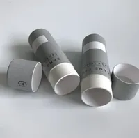 Tubes en papier écologiques de qualité alimentaire personnalisés pour les cosmétiques, les aliments et les emballages cadeaux