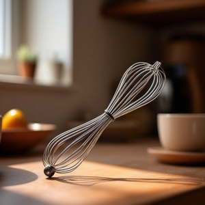 Fouet de cuisine en acier inoxydable 30 cm, compatible lave-vaisselle, matériau 18/10 - Product Image 3