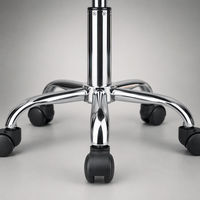 Tabouret de bar JOHOOFURNITURE en cuir PU noir, siège rond ergonomique et réglable, vente en gros, tabouret de bar pour comptoir de cuisine