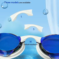 Lunettes de natation pour adultes avec protection UV, verres électro-plaqués, étanches, anti-buée, en silicone, pour la course