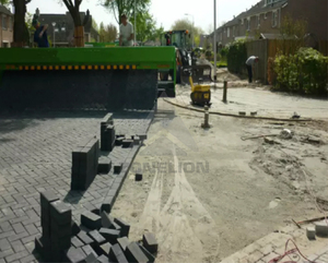 Máquina de colocación de piedra elogiada por el constructor de carreteras, fácil de operar, maquinaria pavimentadora de ladrillos para construcción de carreteras - Product Image 5