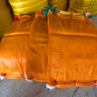 Groothandel 50*80cm 60*90cm Gember Ui Fruit Mesh Zak Aardappel Sinaasappel Paprika Kool Mais Groente 50 Kg Wortel Verpakkings Mesh Zak