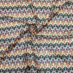 <span class=keywords><strong>Tissu</strong></span> tricoté géométrique coloré <span class=keywords><strong>Missoni</strong></span>, magnifique <span class=keywords><strong>tissu</strong></span> en polyester tricoté au crochet pour la confection de robes et de vêtements - Product Image 2