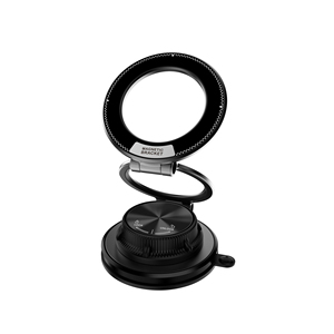 Support magnétique pour téléphone en alliage d'aluminium 2026, best-seller, aspiration sous vide pour tableau de bord de voiture / Conception pliable compatible - Product Image 1