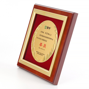 Nouveau cadeau d'appréciation cadeau d'entreprise personnalisé certificat de récompense gravé Christian A4 Home <span class=keywords><strong>Deco</strong></span> Awards Plaque murale en bois - Product Image 4