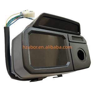 एक्स100 मोटरसाइकिल स्पीडोमीटर डिजिटल एलईडी डिस्प्ले टैकोमीटर मोटर बाइक ओडोमीटर किमी 14000 सुज़ुकी के लिए आरपीएम गेज - Product Image 5