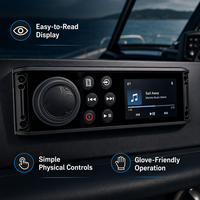 FUSION MS-RA70 Pemutar Musik Laut, Zona Audio Ganda, USB, FM/AM, Khusus untuk Kapal Pesiar dan Kapal