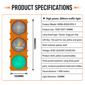 Luz de Señalización de Tráfico LED de Alta Potencia de 300 mm, Ultra Brillante, de Alto Flujo, para Carreteras y Señales de Seguridad en Carreteras con <span class=keywords><strong>Niebla</strong></span> - Product Image 2