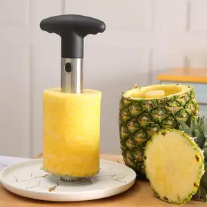 Kitchen Tools Stainless Steel Fruit Vegetable Pineapple Peeler Corer And Silcer Pineapple Cutter Manual