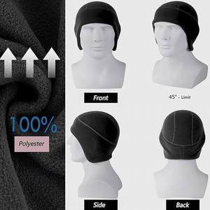 <span class=keywords><strong>Bonnet</strong></span> tactique thermique personnalisé <span class=keywords><strong>avec</strong></span> logo pour moto, cyclisme, course à pied, doublure de casque, <span class=keywords><strong>bonnet</strong></span> d'hiver chaud en polaire <span class=keywords><strong>avec</strong></span> protège-oreilles - Product Image 4