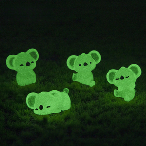KI huacui Adornos de Jardín de <span class=keywords><strong>Koala</strong></span> Luminosos y Lindos, de Resina Transparente, Estilo Dibujos Animados, DIY - Product Image 4