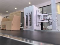 Imprimante d'étiquettes jet d'encre couleur CMYK VZJET à passage unique pour impression latérale de cartons, technologie TIJ, rouleau à rouleau, A3, garantie 1 an